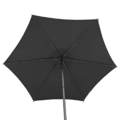 Parasol Droit Rond Soya Ø2.7m - Acier Et Polyester - Ardoise 8 Parasol Droit Rond Soya Ø2.7m - Acier Et Polyester - Ardoise -Verger Magique Soldes Boutique parasol droit rond soya o27m acier et polyester ardoise 8
