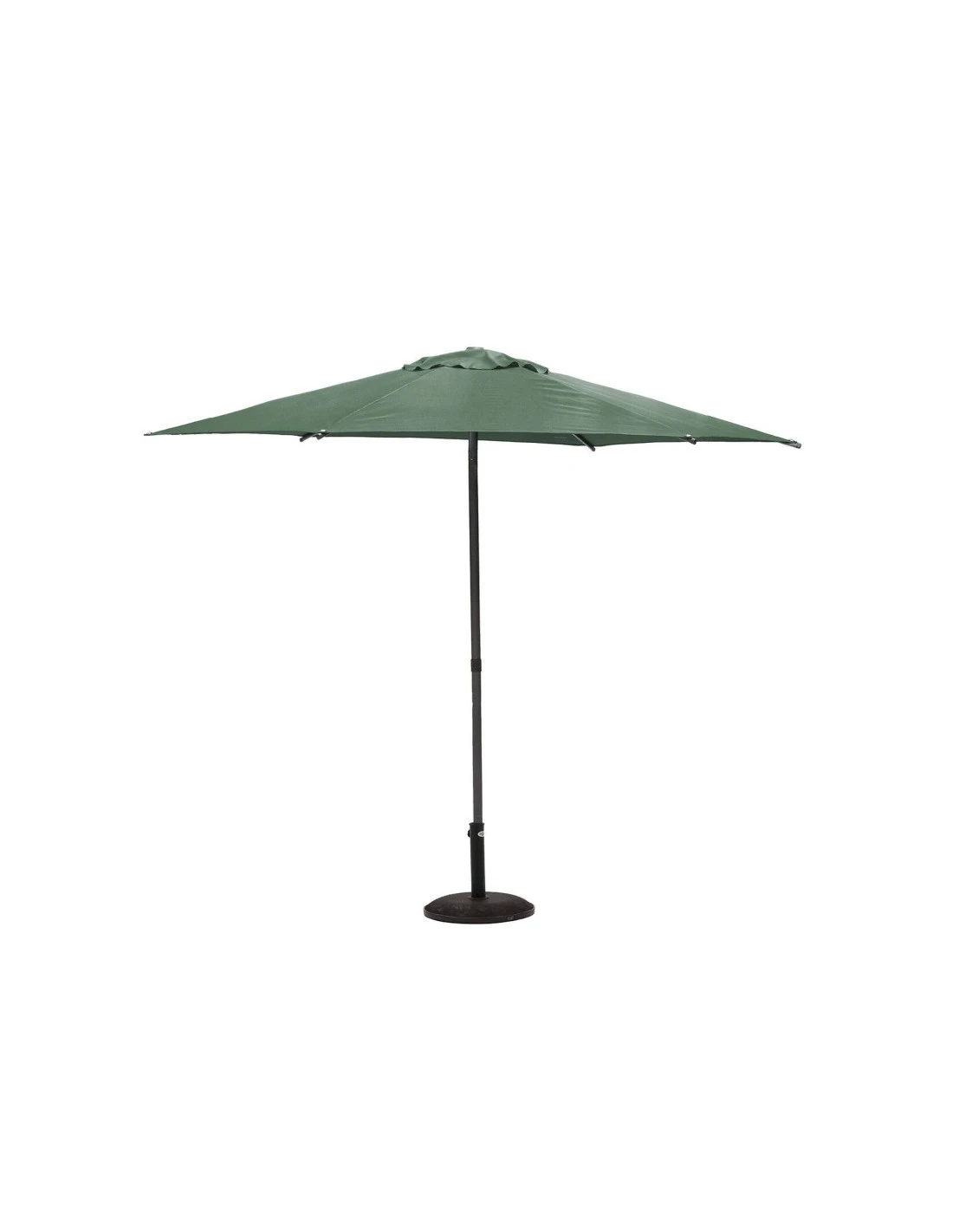 Parasol Droit Rond Soya Ø2.7m - Acier Et Polyester - Olive 1 Parasol Droit Rond Soya Ø2.7m - Acier Et Polyester - Olive