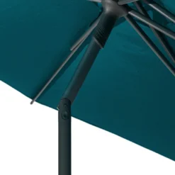 Parasol Droit Rond Soya Ø2.7m - Acier Et Polyester - Bleu Canard 10 Parasol Droit Rond Soya Ø2.7m - Acier Et Polyester - Bleu Canard -Verger Magique Soldes Boutique parasol droit rond soya o27m acier et polyester bleu canard 3