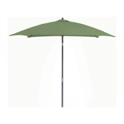 Parasol En Aluminium Droit 2x2 Inclinable - Kaki