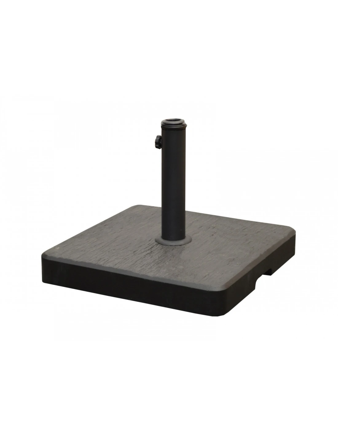 Pied De Parasol Béton Anthracite + Tube 25 KG 1 Pied De Parasol Béton Anthracite + Tube 25 KG