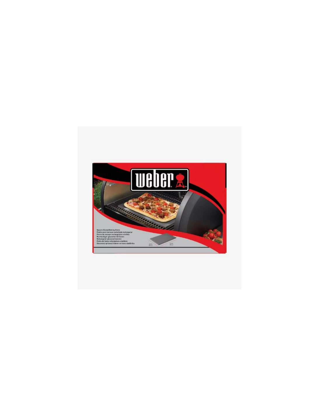 Weber Pierre à Pizza 44 X 30 Cm Rectangulaire 2 Weber Pierre à Pizza 44 X 30 Cm Rectangulaire – Image 2