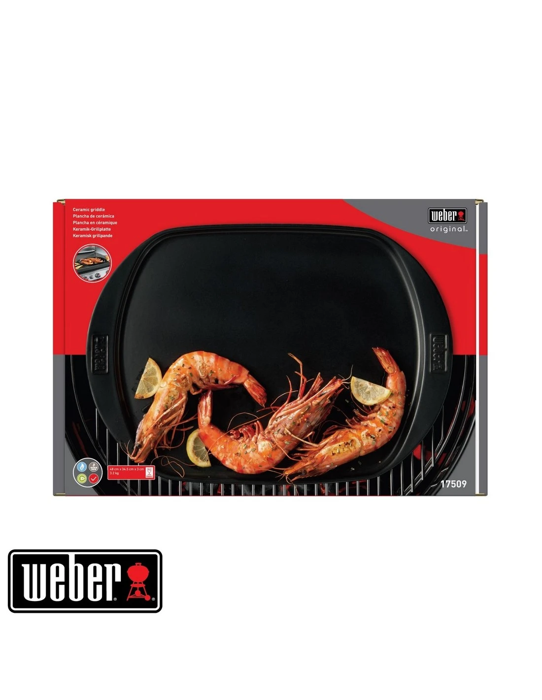 Weber Plancha 49 X 35 Cm En Céramique Grand Modèle 5 Weber Plancha 49 X 35 Cm En Céramique Grand Modèle – Image 5
