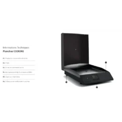 Plancha COOKING électrique Noire - Forge Adour 6 Plancha COOKING électrique Noire - Forge Adour -Verger Magique Soldes Boutique plancha cooking electrique noire forge adour 2