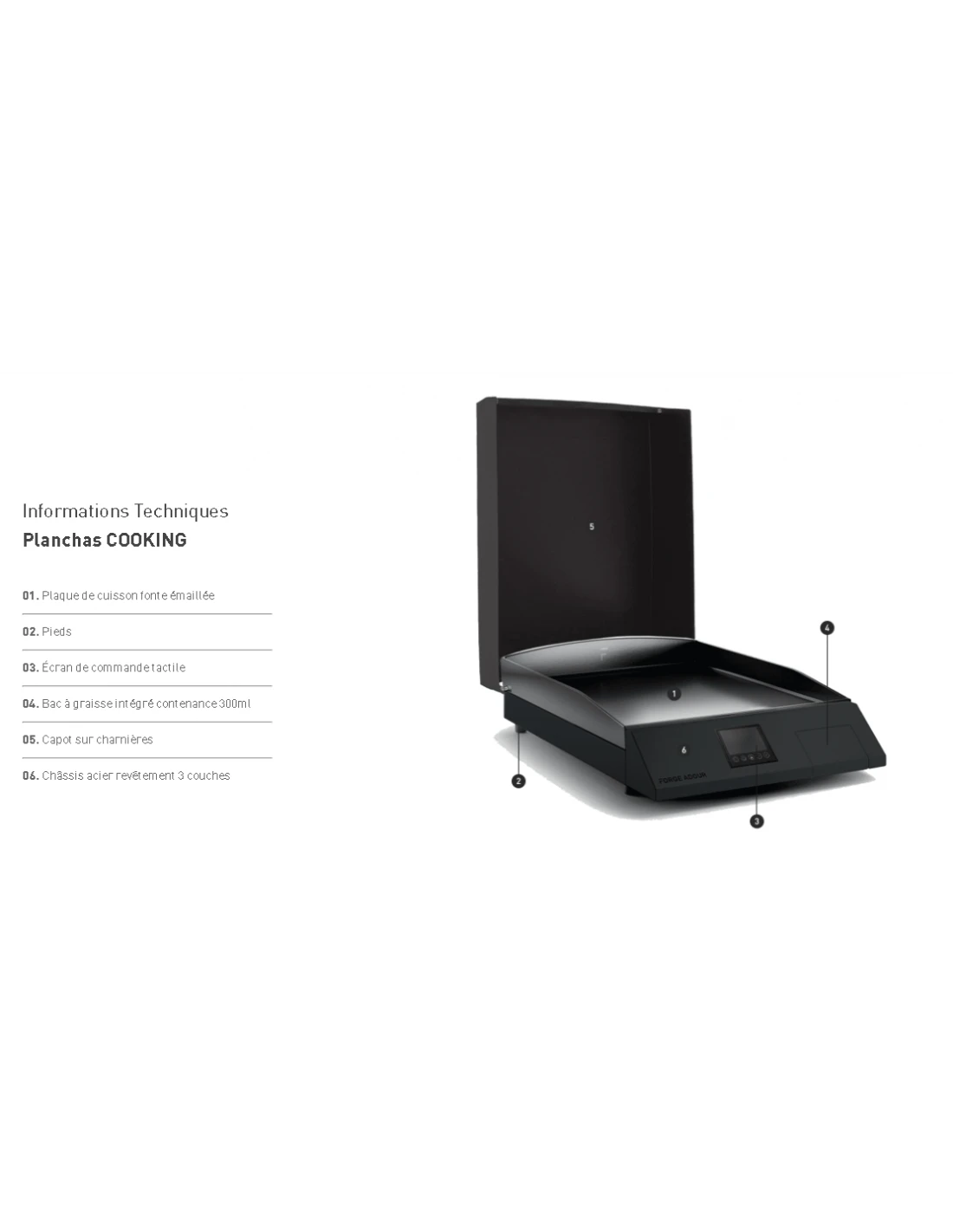 Plancha COOKING électrique Noire - Forge Adour 3 Plancha COOKING électrique Noire - Forge Adour – Image 3
