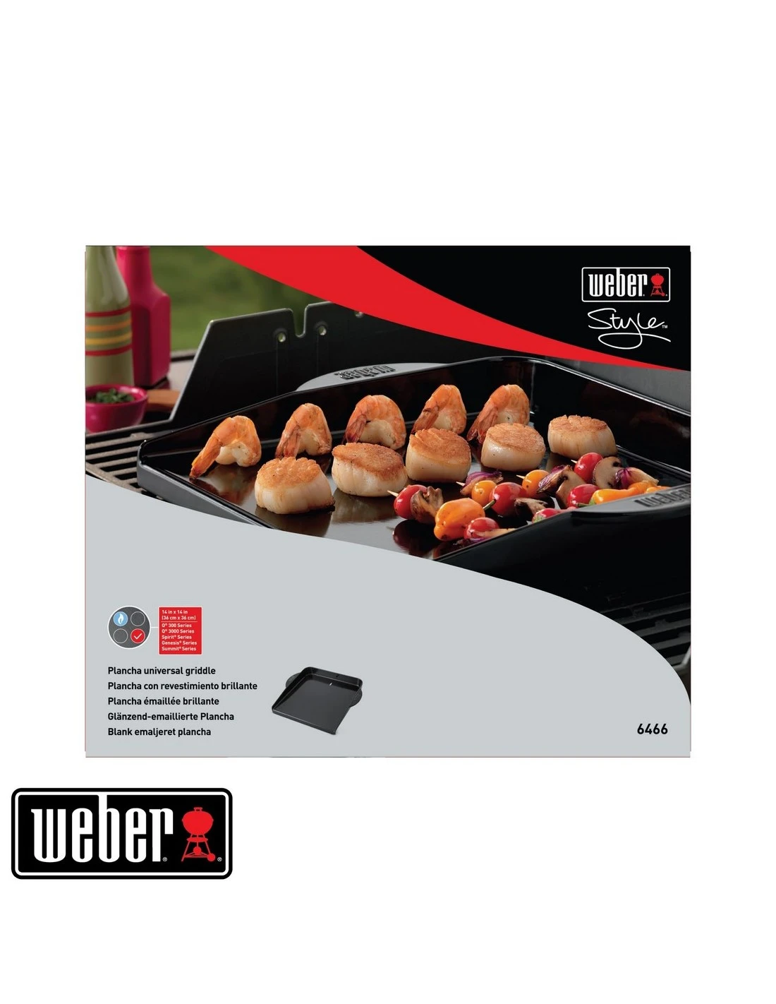 Weber Plancha Deluxe Série Q 3000 - Spirit - Genesis - Séries 300 9 Weber Plancha Deluxe Série Q 3000 - Spirit - Genesis - Séries 300 – Image 9