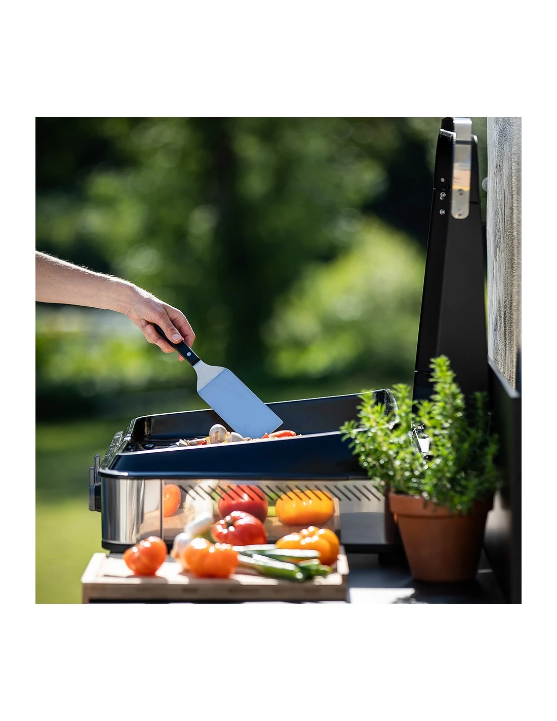 Plancha à Gaz Enosign 65 Inox Et Acier Avec Capot De Protection 10 Plancha à Gaz Enosign 65 Inox Et Acier Avec Capot De Protection – Image 10