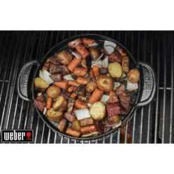 Plancha Fonte D'acier Pour Gourmet BBQ System - Weber -Verger Magique Soldes Boutique plancha fonte d acier pour gourmet bbq system weber 18