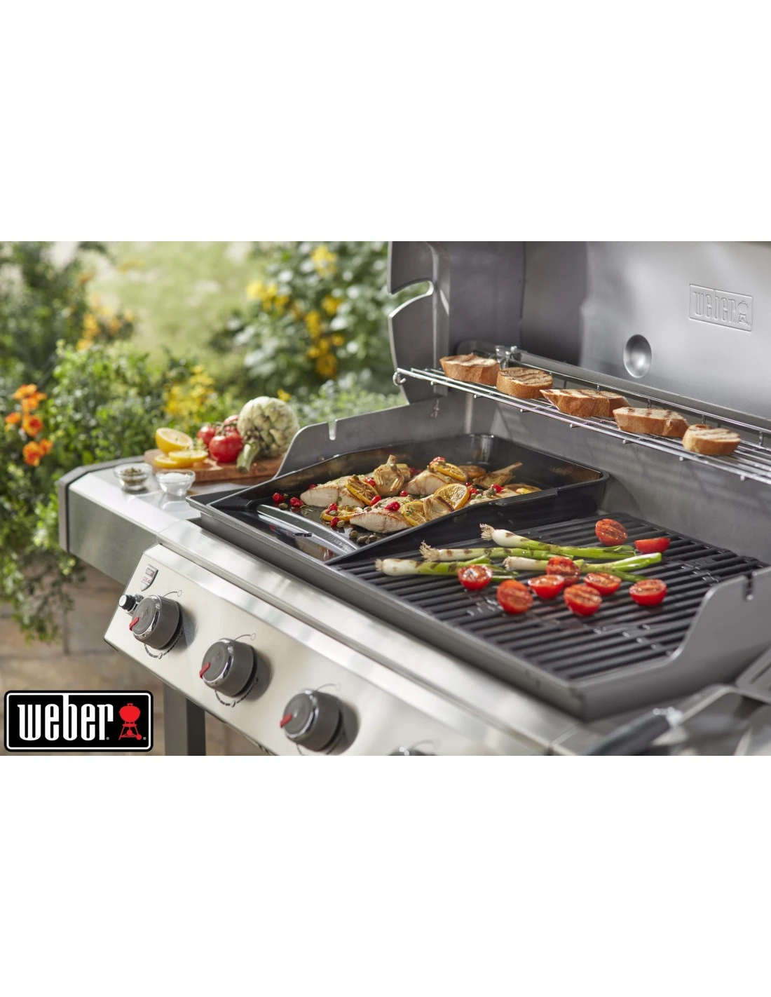 Weber Plancha Pour Barbecue Genesis II 4 Ou 6 Brûleurs 7 Weber Plancha Pour Barbecue Genesis II 4 Ou 6 Brûleurs – Image 7