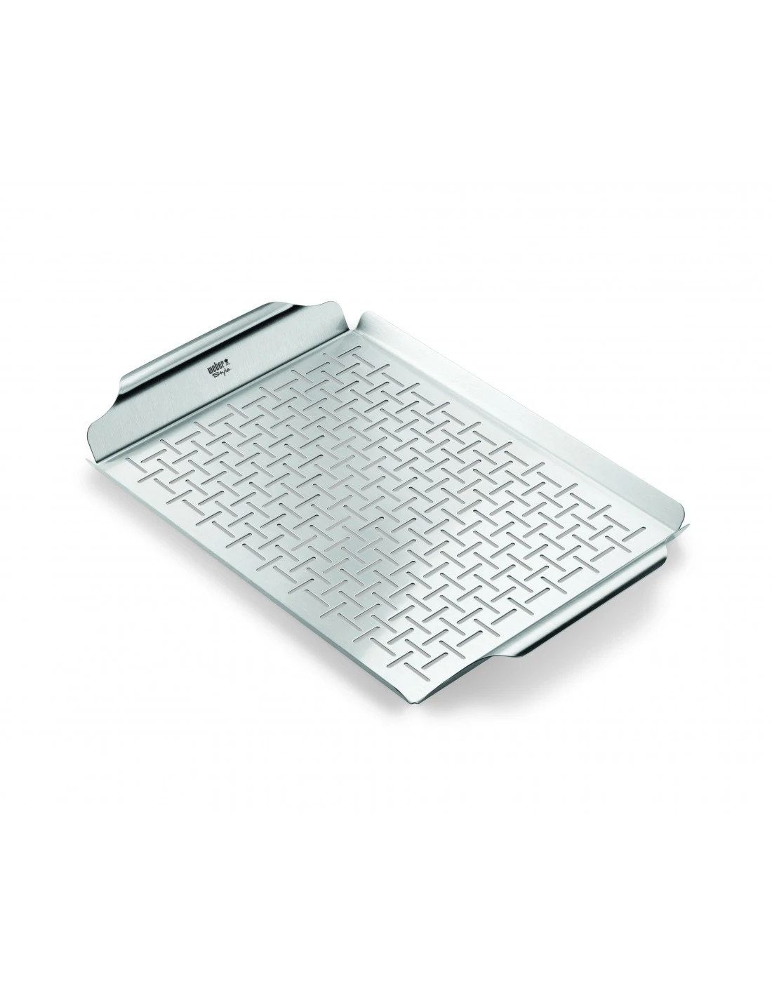 Plat De Cuisson Deluxe - Acier Inoxydable, Rectangle - Weber 2 Plat De Cuisson Deluxe - Acier Inoxydable, Rectangle - Weber – Image 2