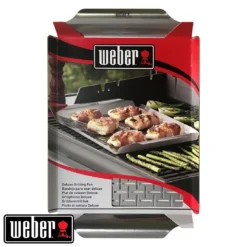 Plat De Cuisson Deluxe - Acier Inoxydable, Rectangle - Weber 13 Plat De Cuisson Deluxe - Acier Inoxydable, Rectangle - Weber -Verger Magique Soldes Boutique plat de cuisson deluxe acier inoxydable rectangle weber 3