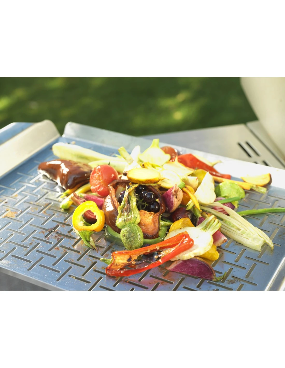 Plat De Cuisson Deluxe - Acier Inoxydable, Rectangle - Weber 6 Plat De Cuisson Deluxe - Acier Inoxydable, Rectangle - Weber – Image 6