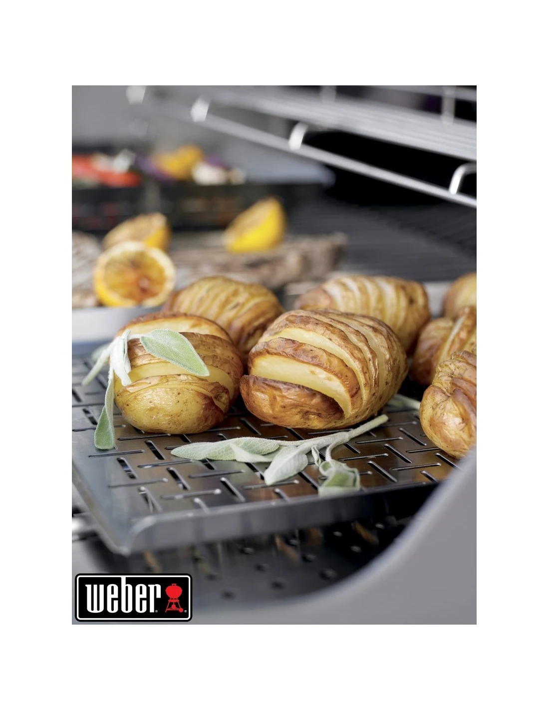 Plat De Cuisson Deluxe - Acier Inoxydable, Rectangle - Weber 8 Plat De Cuisson Deluxe - Acier Inoxydable, Rectangle - Weber – Image 8