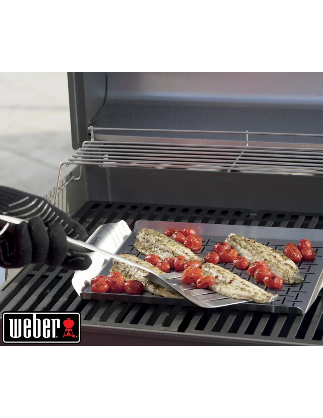 Plat De Cuisson Deluxe - Acier Inoxydable, Rectangle - Weber 9 Plat De Cuisson Deluxe - Acier Inoxydable, Rectangle - Weber – Image 9