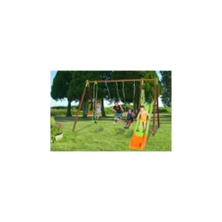 Portique AKEO Bois Et Métal 2.3 M Avec Balançoires Et Toboggan - Enfants 3/12 Ans 7 Portique AKEO Bois Et Métal 2.3 M Avec Balançoires Et Toboggan - Enfants 3/12 Ans -Verger Magique Soldes Boutique portique akeo bois et metal 23 m avec balancoires et toboggan enfants 312 ans 2