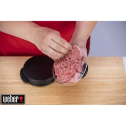 Presse à Hamburger - Pour 2 Tailles De Hamburgers - Weber -Verger Magique Soldes Boutique presse a hamburger pour 2 tailles de hamburgers weber 13