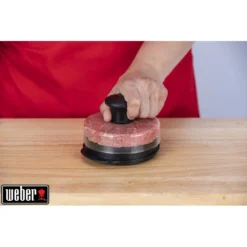 Presse à Hamburger - Pour 2 Tailles De Hamburgers - Weber -Verger Magique Soldes Boutique presse a hamburger pour 2 tailles de hamburgers weber 17