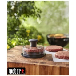 Presse à Hamburger - Pour 2 Tailles De Hamburgers - Weber -Verger Magique Soldes Boutique presse a hamburger pour 2 tailles de hamburgers weber 19