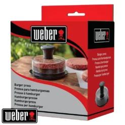 Presse à Hamburger - Pour 2 Tailles De Hamburgers - Weber -Verger Magique Soldes Boutique presse a hamburger pour 2 tailles de hamburgers weber 3