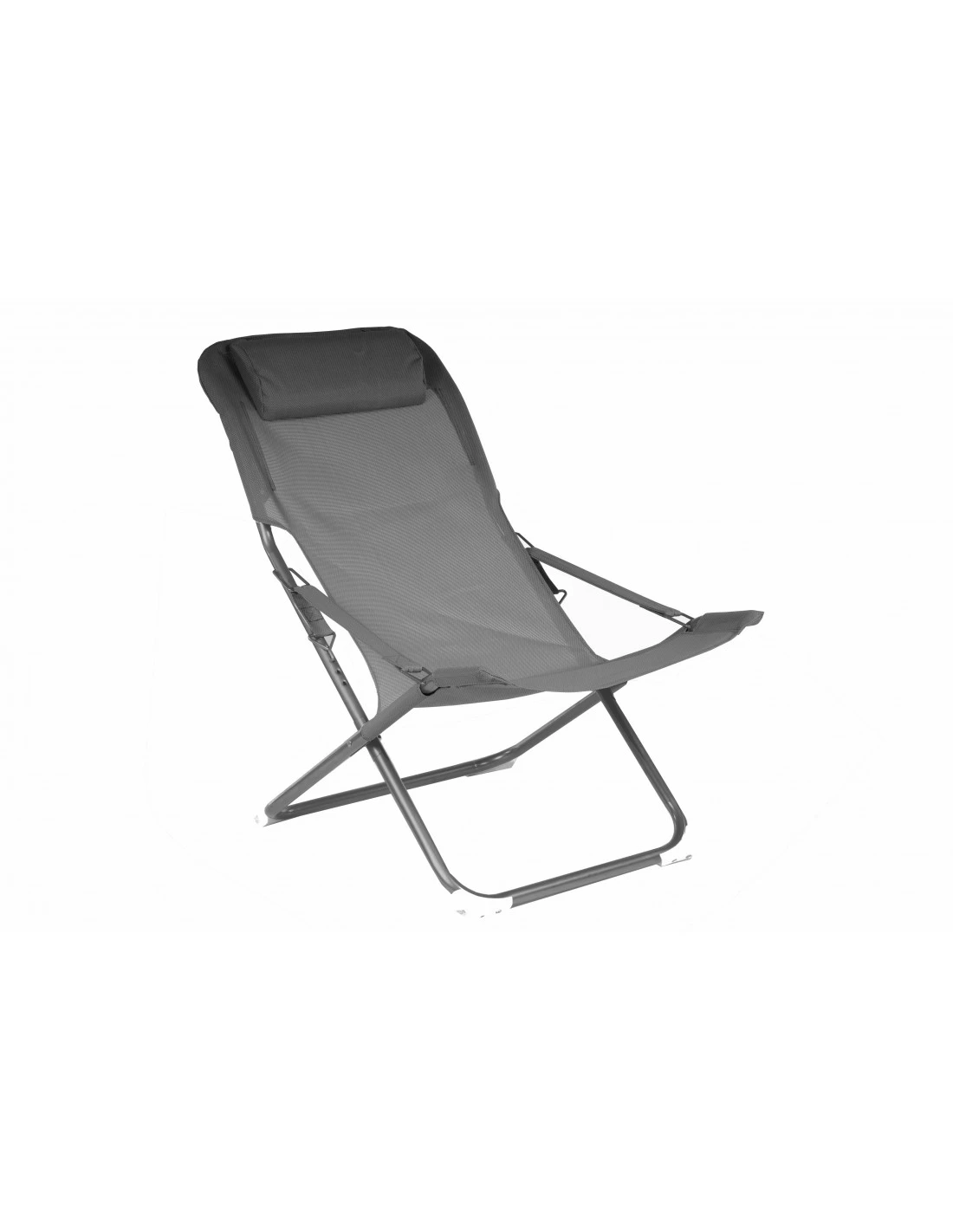 Relax De Jardin Pliant Easy - Graphite / Gris 1 Relax De Jardin Pliant Easy - Graphite / Gris