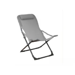 Relax De Jardin Pliant Easy - Graphite / Perle