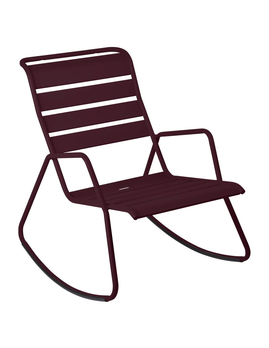 Rocking Chair Monceau En Métal - Cerise Noire 1 Rocking Chair Monceau En Métal - Cerise Noire