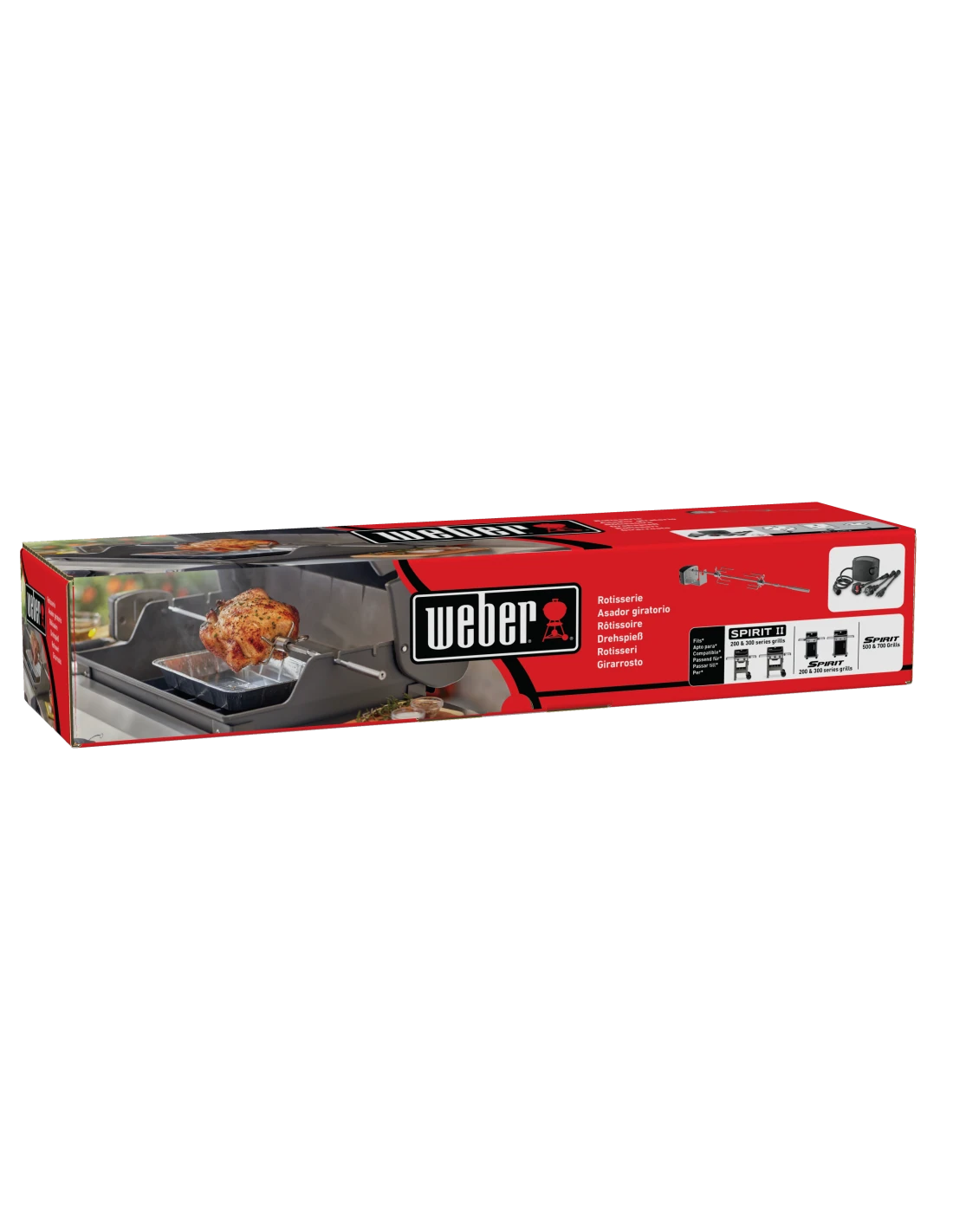 Weber Rôtissoire Pour Barbecue Gaz Spirit 200 Et 300 7 Weber Rôtissoire Pour Barbecue Gaz Spirit 200 Et 300 – Image 7