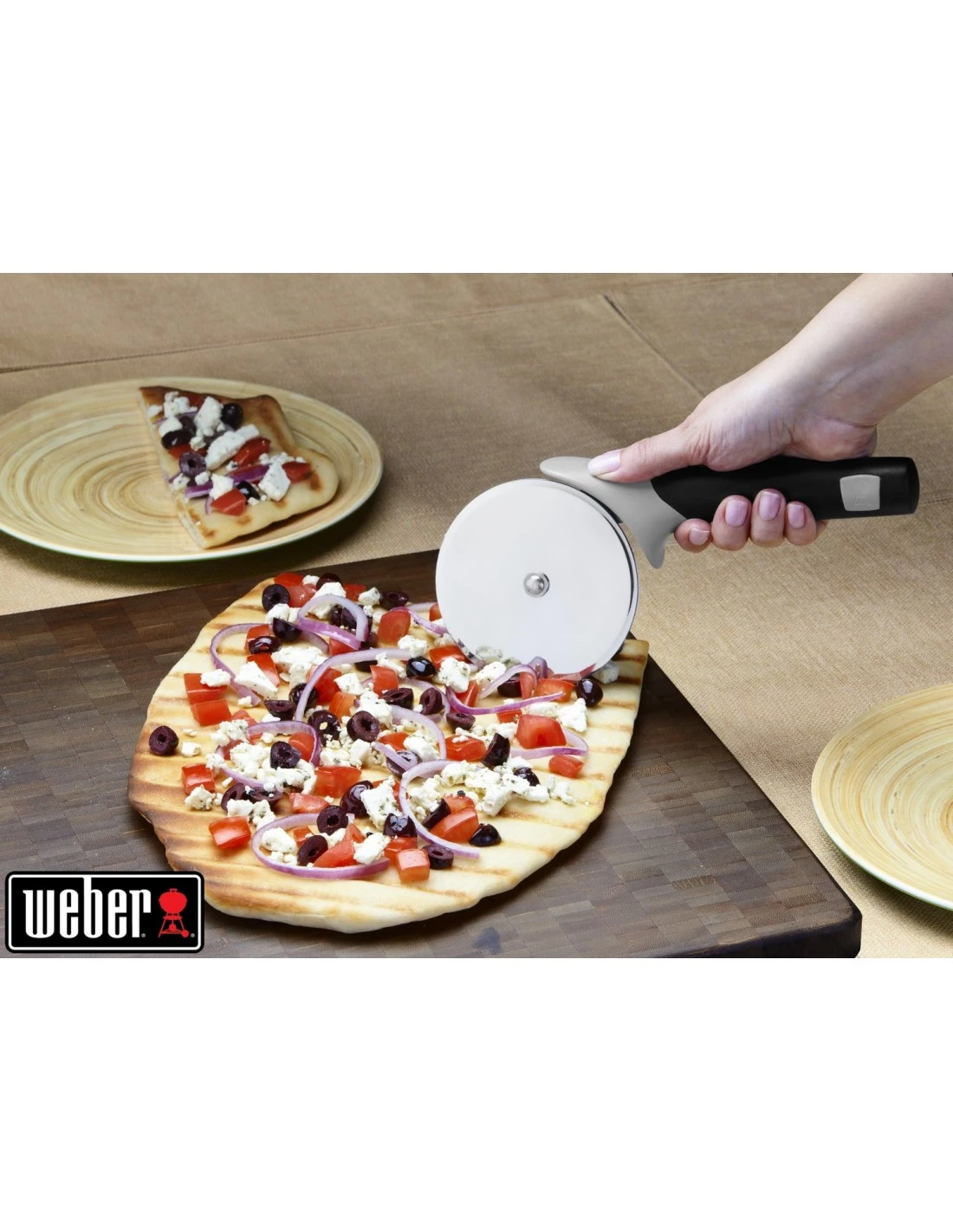 Roulette à Pizza Lame 10 Cm - Acier Inoxydable - Weber 5 Roulette à Pizza Lame 10 Cm - Acier Inoxydable - Weber – Image 5