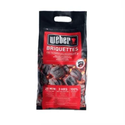 Weber Sac De 4 Kg De Briquettes De Charbon De Bois Compressé