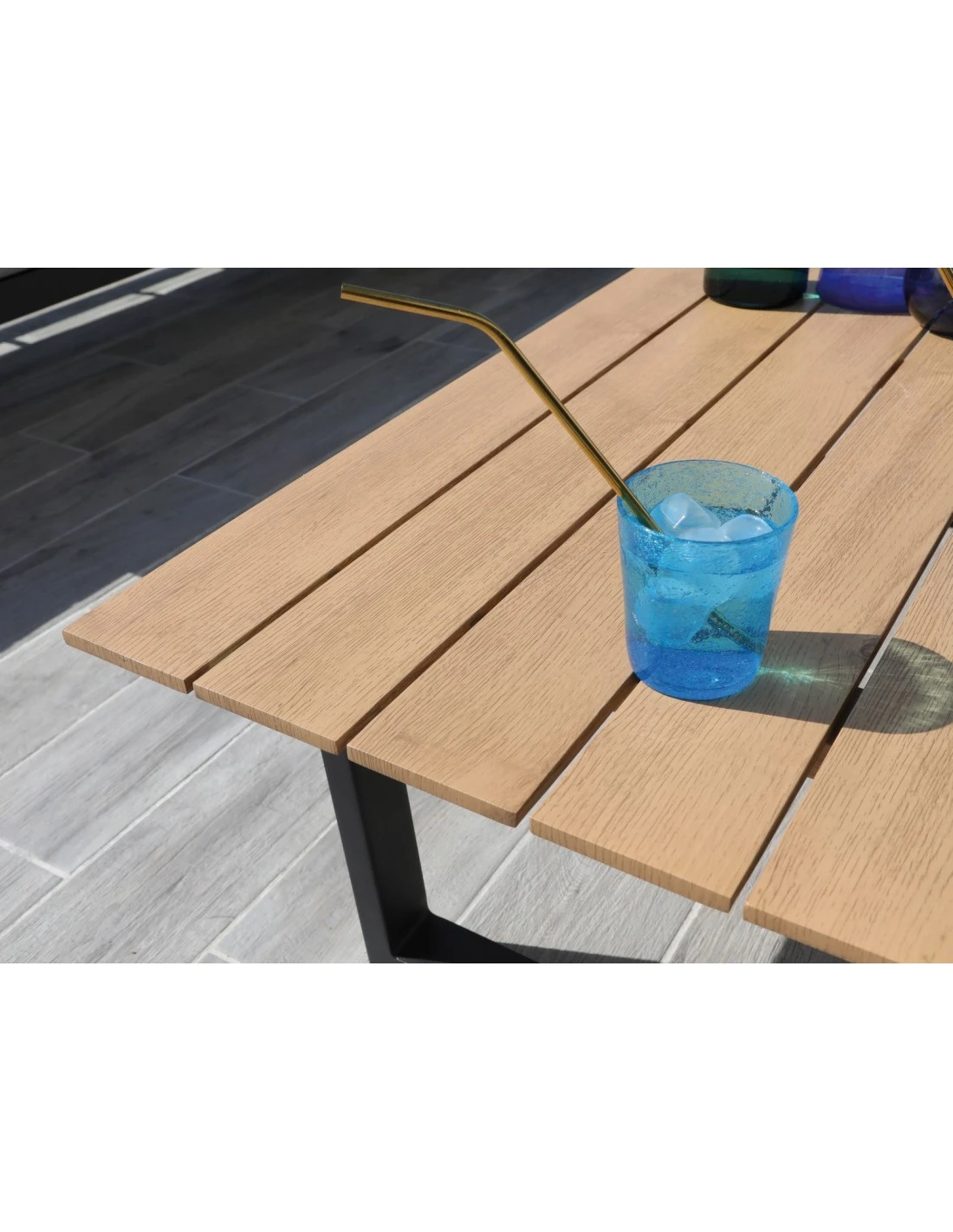 Salon D'angle Staten Avec Tablettes - Graphite / Oak 3 Salon D'angle Staten Avec Tablettes - Graphite / Oak – Image 3