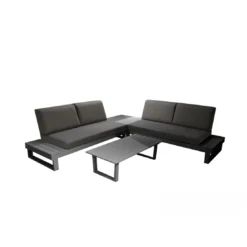 Salon D'angle Staten Avec Tablettes - Blanc 18 Salon D'angle Staten Avec Tablettes - Blanc -Verger Magique Soldes Boutique salon d angle staten avec tablettes coloris au choix 2