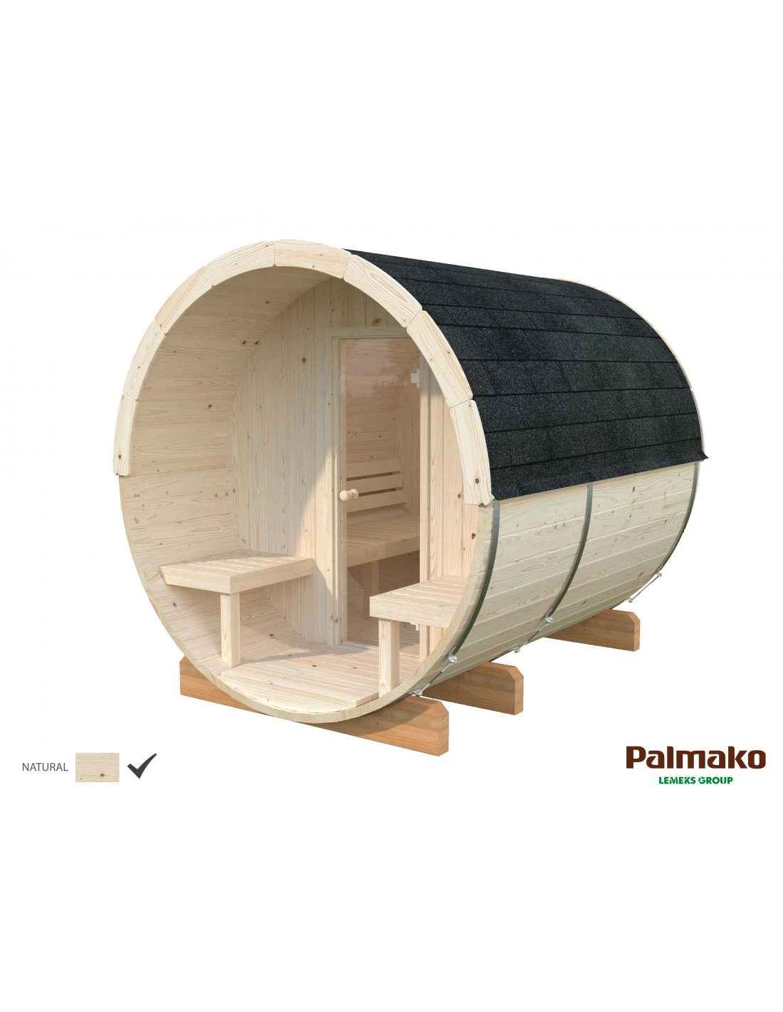 Sauna Anita 1.3 + 0.7 M² 1 Sauna Anita 1.3 + 0.7 M²