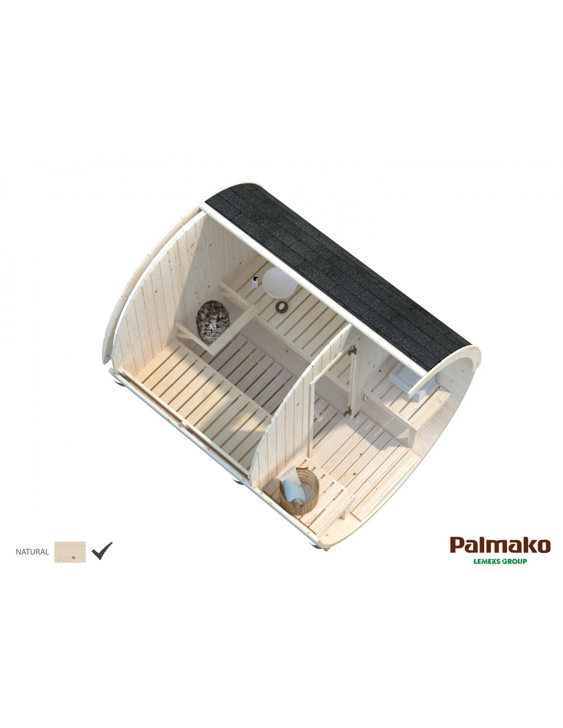 Sauna Anita 1.3 + 0.7 M² 4 Sauna Anita 1.3 + 0.7 M² – Image 4