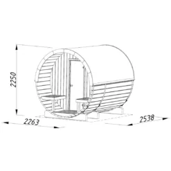 Sauna Anita 1.3 + 0.7 M² 11 Sauna Anita 1.3 + 0.7 M² -Verger Magique Soldes Boutique sauna anita 13 07 m 1 4