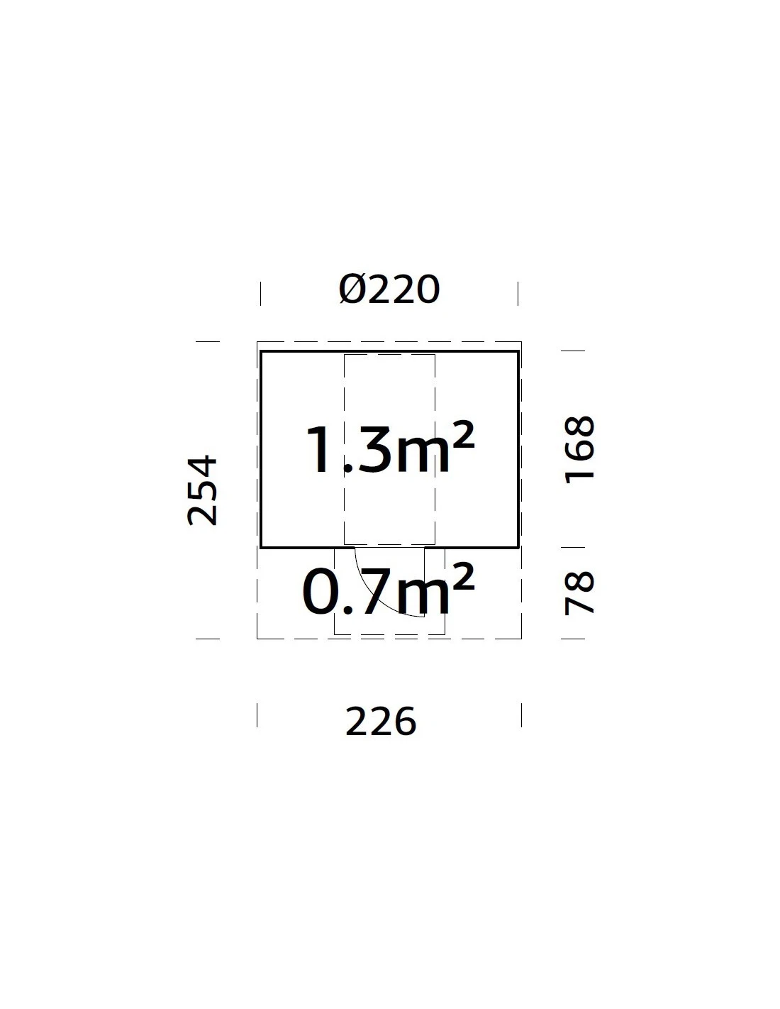 Sauna Anita 1.3 + 0.7 M² 7 Sauna Anita 1.3 + 0.7 M² – Image 7