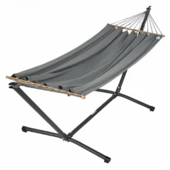 Set Hamac Metalik - Hamac Avec Support - Jobek - Anthracite