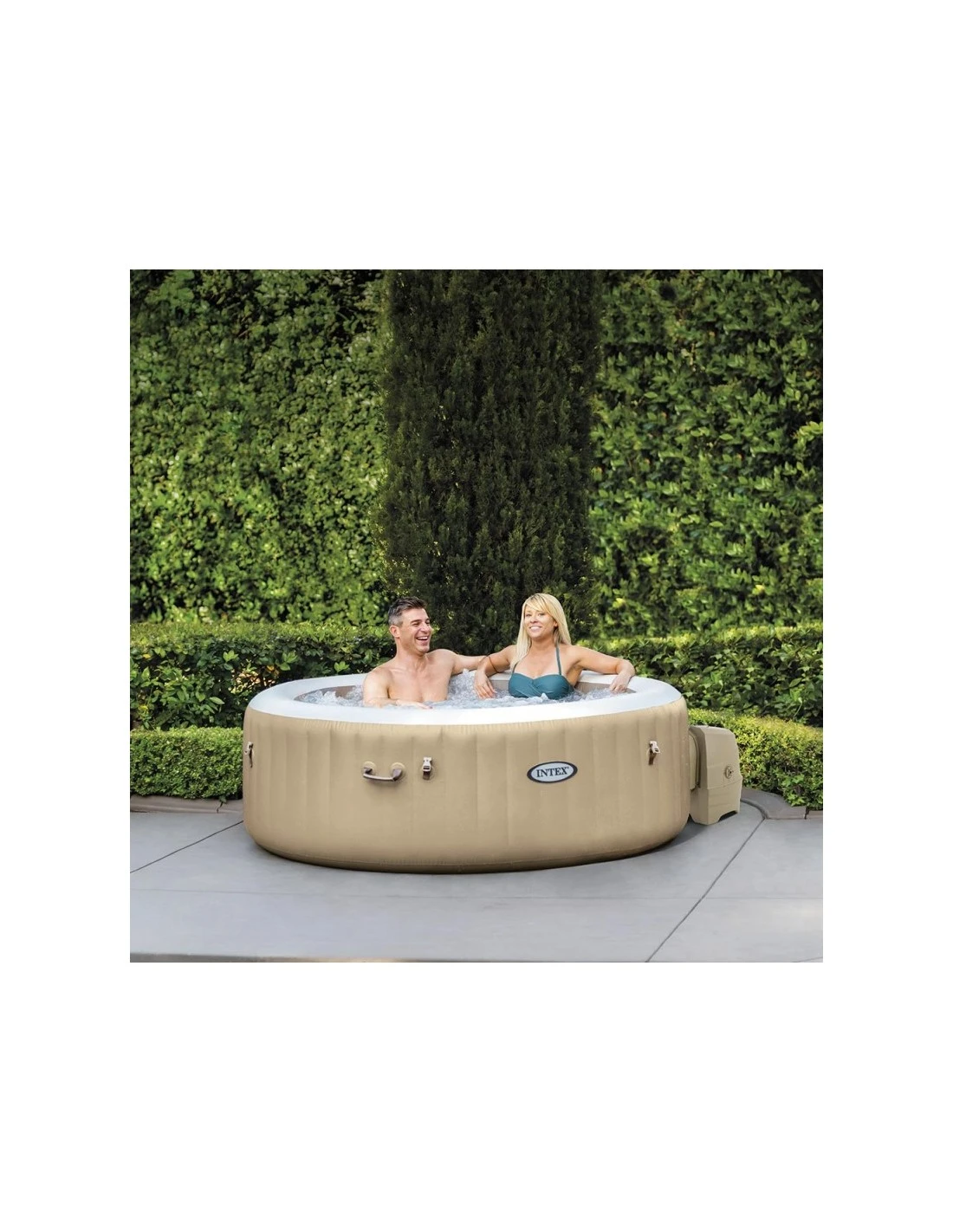 Spa Gonflable Rond Sahara - 4 Places Bulles - D.1,96 X H.0,71 M 2 Spa Gonflable Rond Sahara - 4 Places Bulles - D.1,96 X H.0,71 M – Image 2