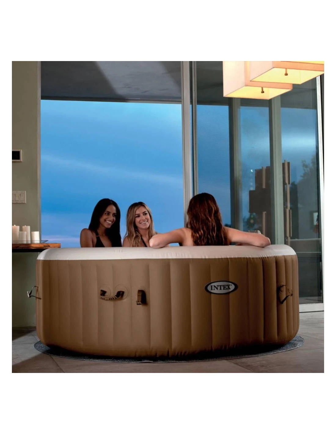 Spa Gonflable Rond Sahara - 4 Places Bulles - D.1,96 X H.0,71 M 11 Spa Gonflable Rond Sahara - 4 Places Bulles - D.1,96 X H.0,71 M – Image 11