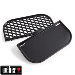 Weber Support Cuisson Multi-fonctions - Combiné Plancha Et Grille -Verger Magique Soldes Boutique support cuisson multi fonctions combine plancha et grille 3
