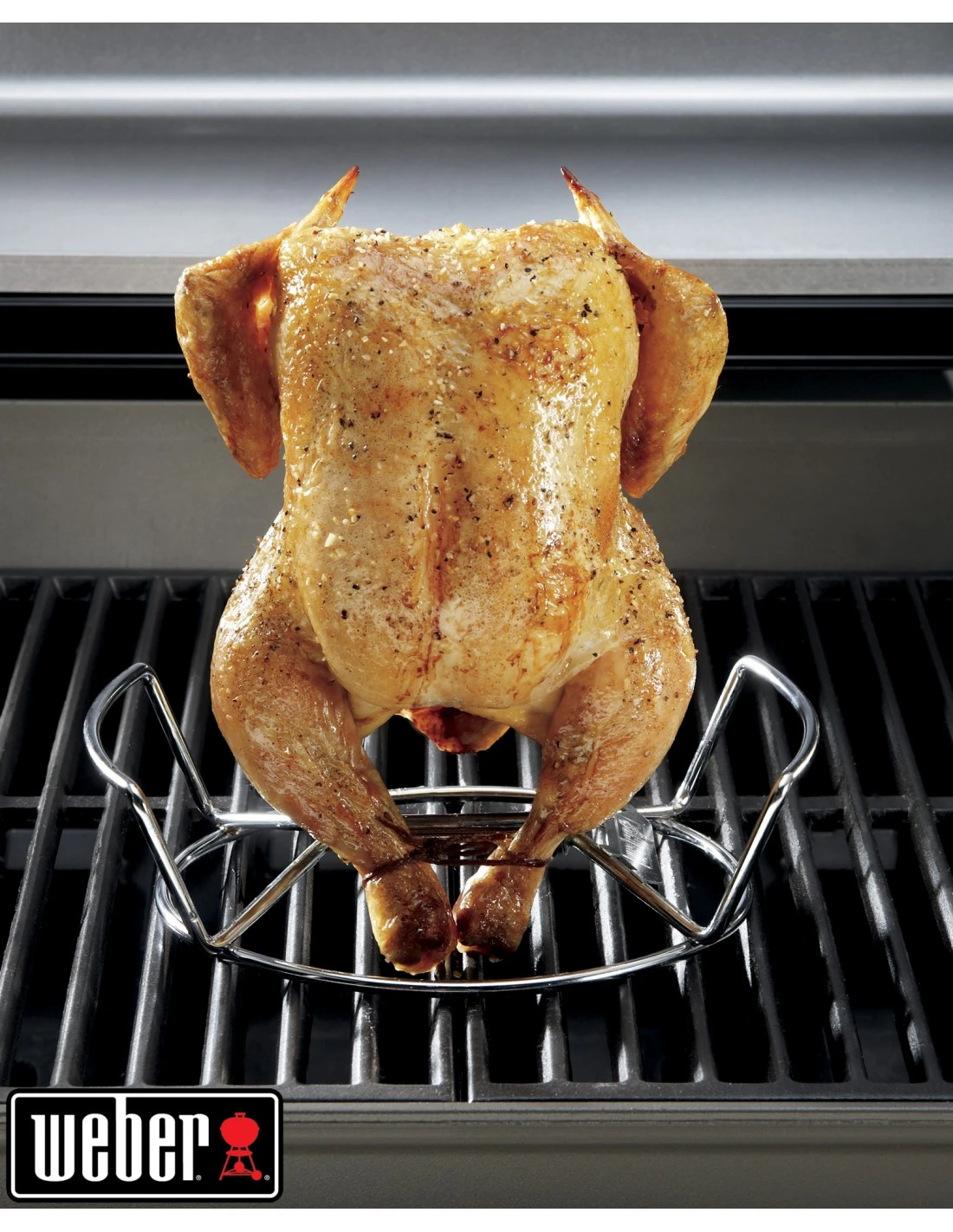 Weber Support De Cuisson Pour Poulet, Acier Inoxydable 6 Weber Support De Cuisson Pour Poulet, Acier Inoxydable – Image 6