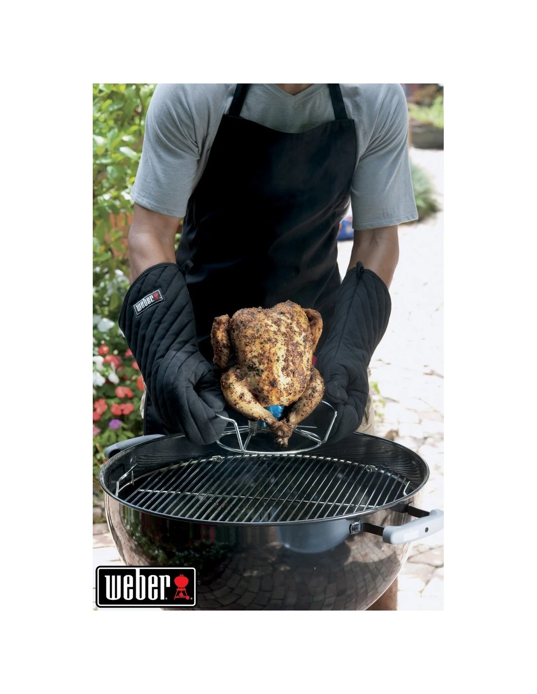 Weber Support De Cuisson Pour Poulet, Acier Inoxydable 8 Weber Support De Cuisson Pour Poulet, Acier Inoxydable – Image 8