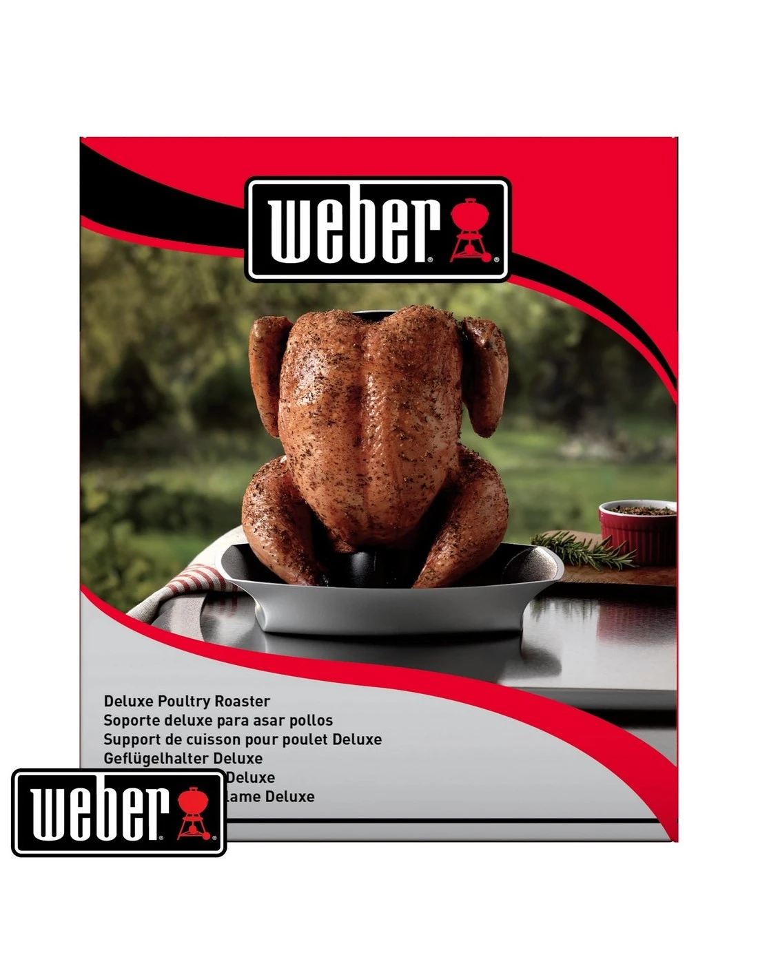 Support De Cuisson Pour Poulet Deluxe - Weber 3 Support De Cuisson Pour Poulet Deluxe - Weber – Image 3