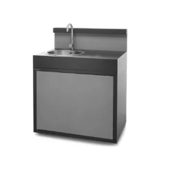 Support évier SEAF NG En Acier Noir Et Gris Clair - Forge Adour