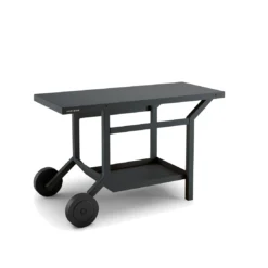 Table Roulante Acier Pour Toute Plancha - TRA - Forge Adour - Acier Noir