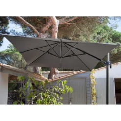 Toile De Parasol Déporté 3 X 4 Mètres Coloris Au Choix - Proloisirs - Gris