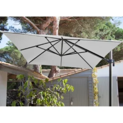 Toile De Parasol Déporté 3 X 4 Mètres Coloris Au Choix - Proloisirs - Blanche