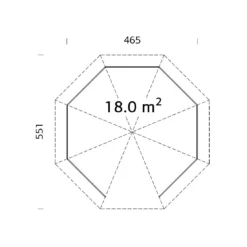 Tonnelle De Jardin Betty 18 M² En Bois Massif Lamellé-collé -Verger Magique Soldes Boutique tonnelle de jardin betty 18 m en bois massif lamelle colle 3
