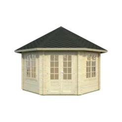 Verger Magique Soldes Boutique -Verger Magique Soldes Boutique tonnelle de jardin hanna 141 m avec plancher en bois massif 44 mm 1