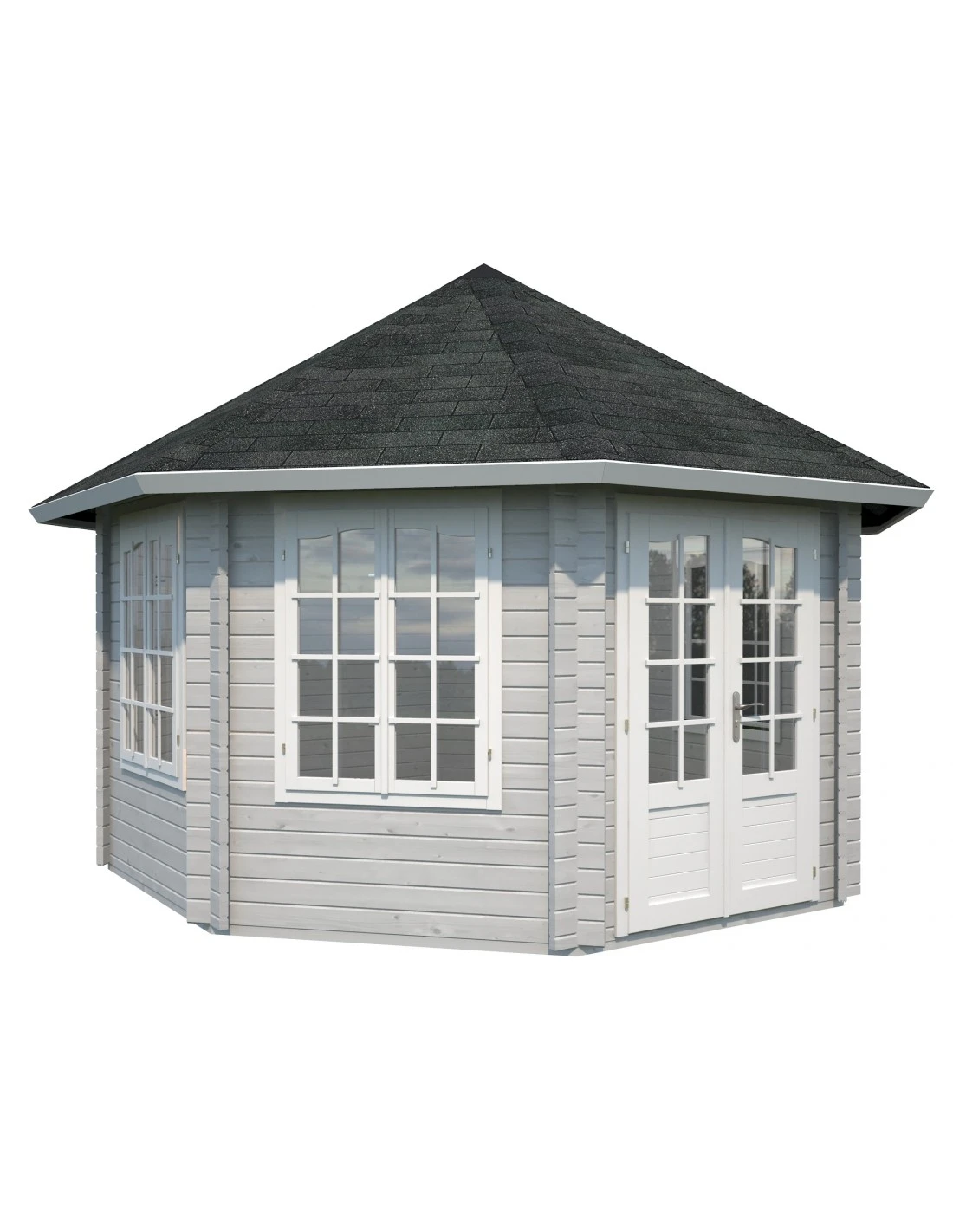 Tonnelle De Jardin Hanna 14.1 M² Avec Plancher En Bois Massif 44 Mm 3 Tonnelle De Jardin Hanna 14.1 M² Avec Plancher En Bois Massif 44 Mm – Image 3