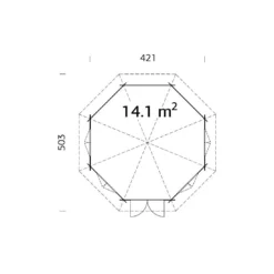 Tonnelle De Jardin Hanna 14.1 M² Avec Plancher En Bois Massif 44 Mm 14 Tonnelle De Jardin Hanna 14.1 M² Avec Plancher En Bois Massif 44 Mm -Verger Magique Soldes Boutique tonnelle de jardin hanna 141 m avec plancher en bois massif 44 mm 4